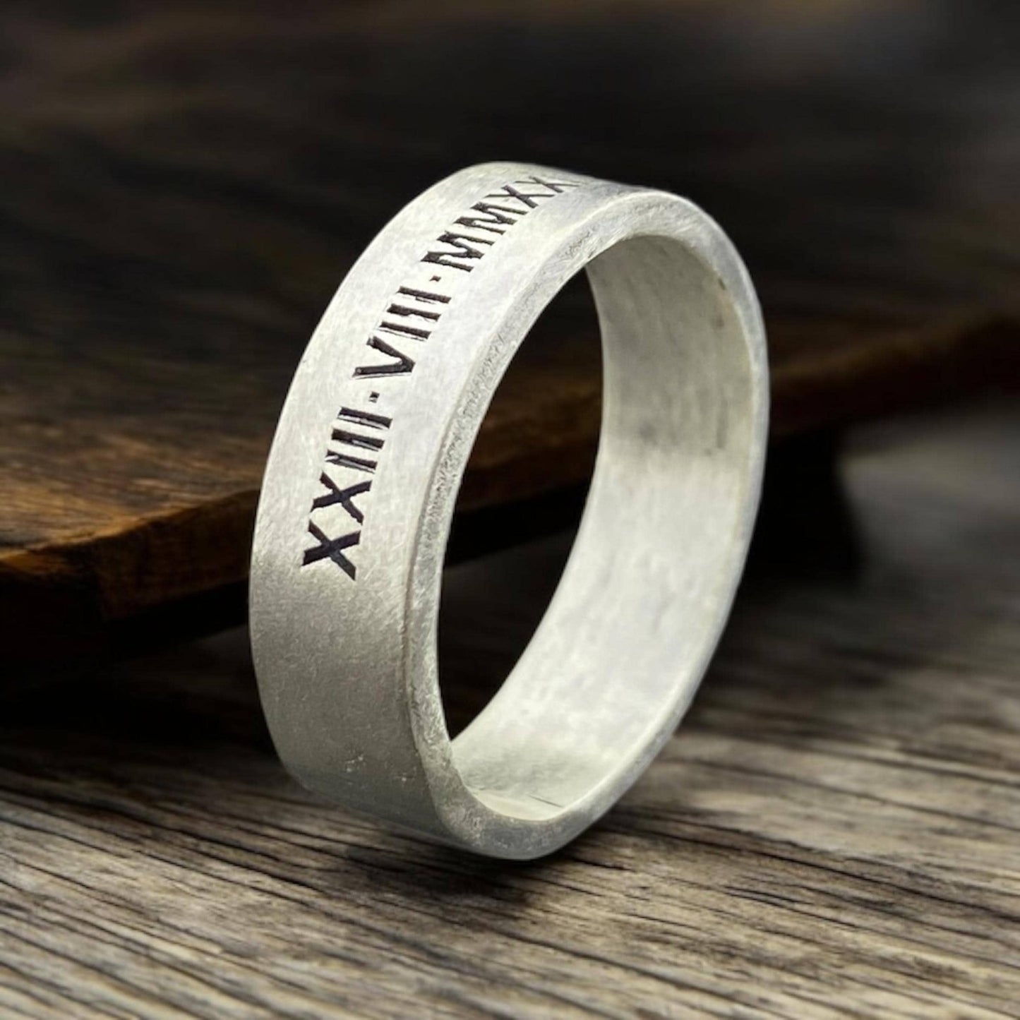 Custom Sterling Silver Name Ring – Personalized Engraved Band with Inside Message, Handmade 925 Ring for Women, Anniversary Gift Jewelry